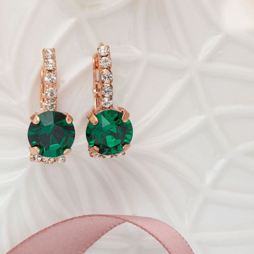 Adelaide Emerald Earrings