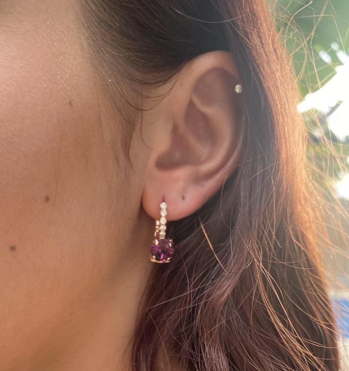 Adelaide Amethyst Earrings