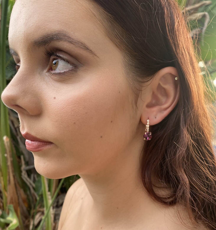 Adelaide Amethyst Earrings