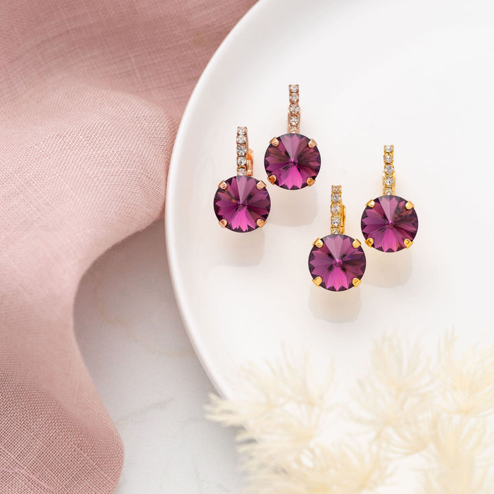 Amelie Amethyst Earrings