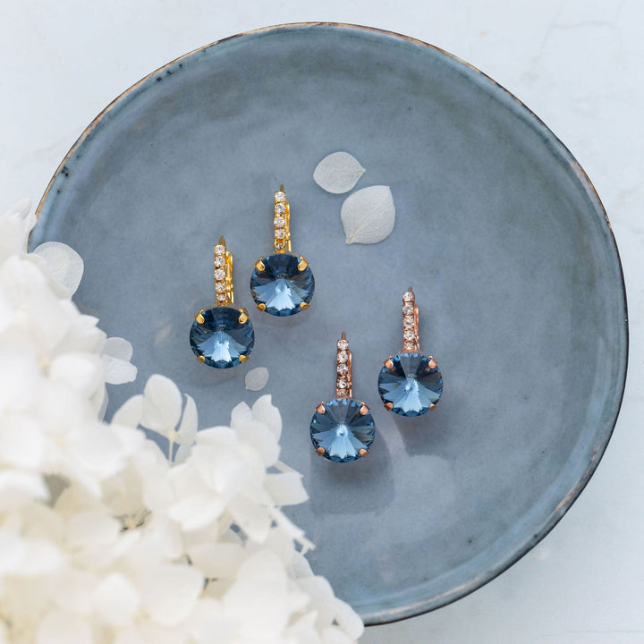 Amelie Denim Blue Earrings