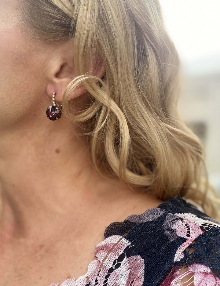 Amelie Amethyst Earrings