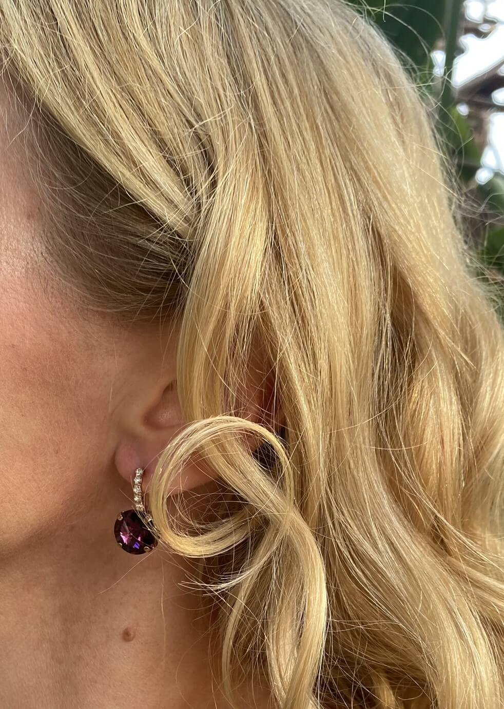 Amelie Amethyst Earrings