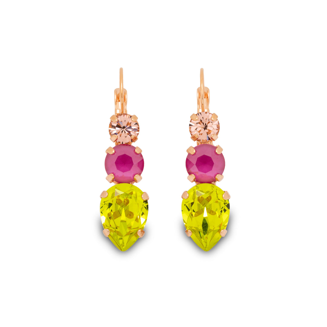 Chanelle Lime Green Earrings from French Attic