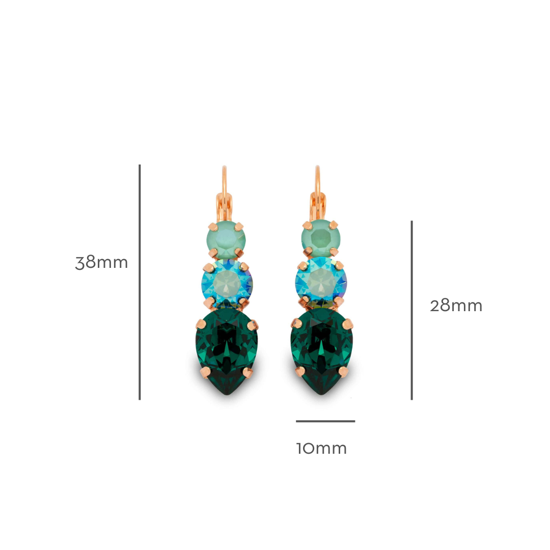 Chanelle Earrings Emerald