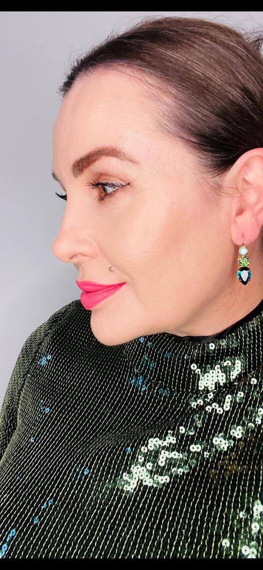 Chanelle Earrings Emerald