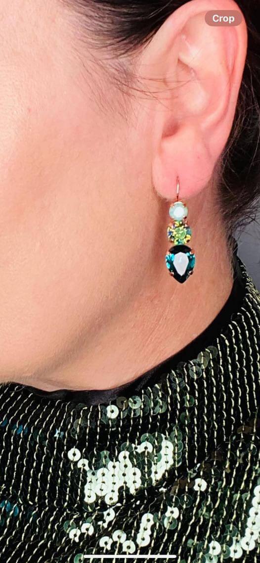 Chanelle Earrings Emerald