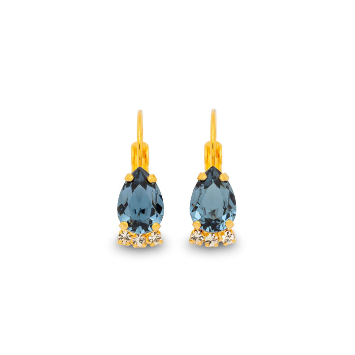 Clementine Denim Blue Earrings