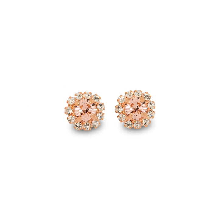 Esme Vintage Rose Stud Earrings