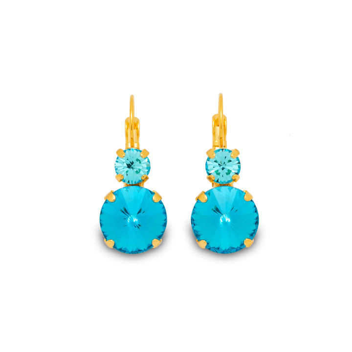 Gisele Earrings Dark Aqua