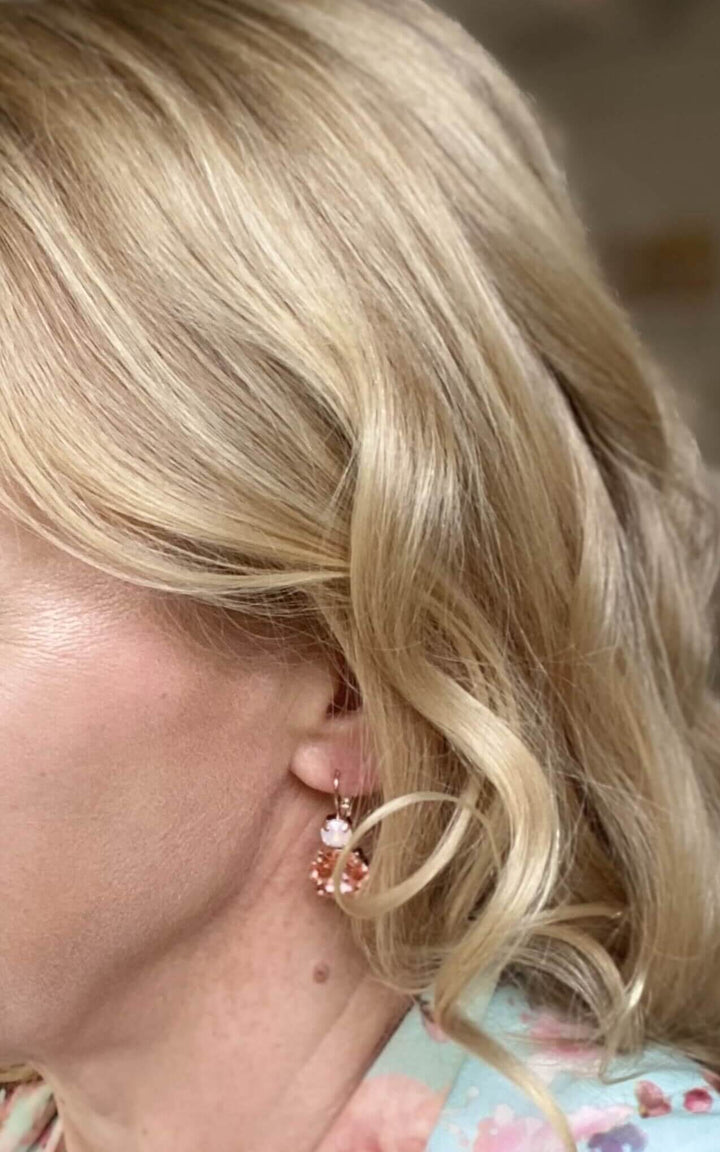 Gisele Earrings Rose Peach