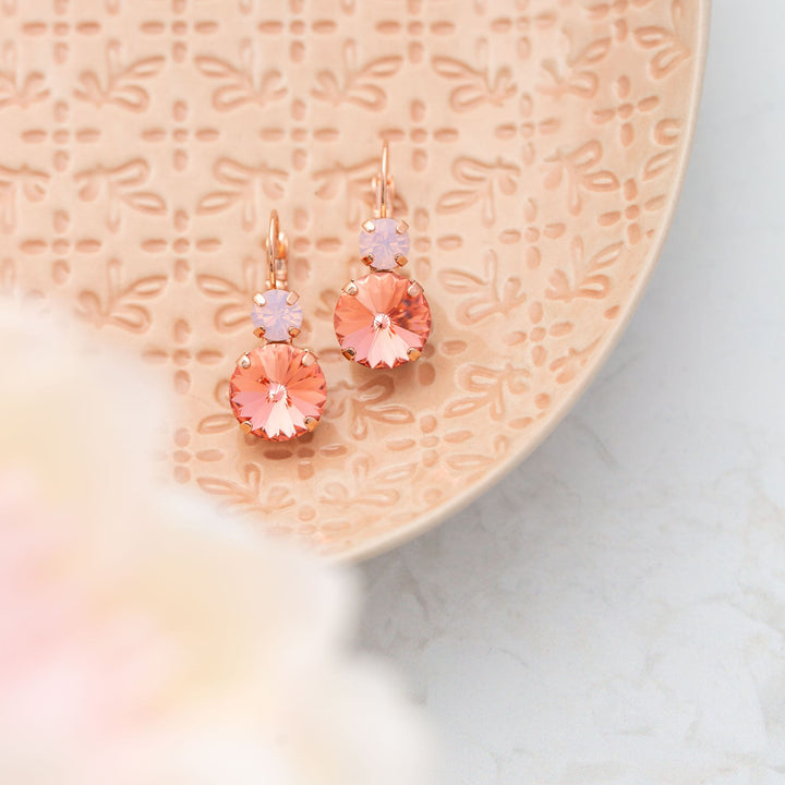 Gisele Earrings Rose Peach