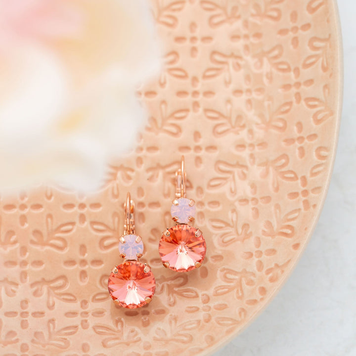 Gisele Earrings Rose Peach