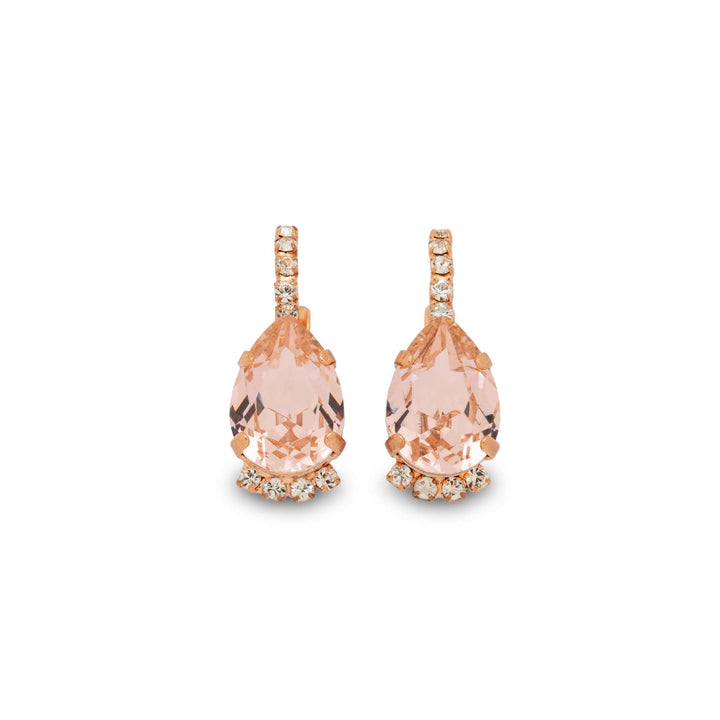 Vivienne Vintage Rose Crystal Earrings