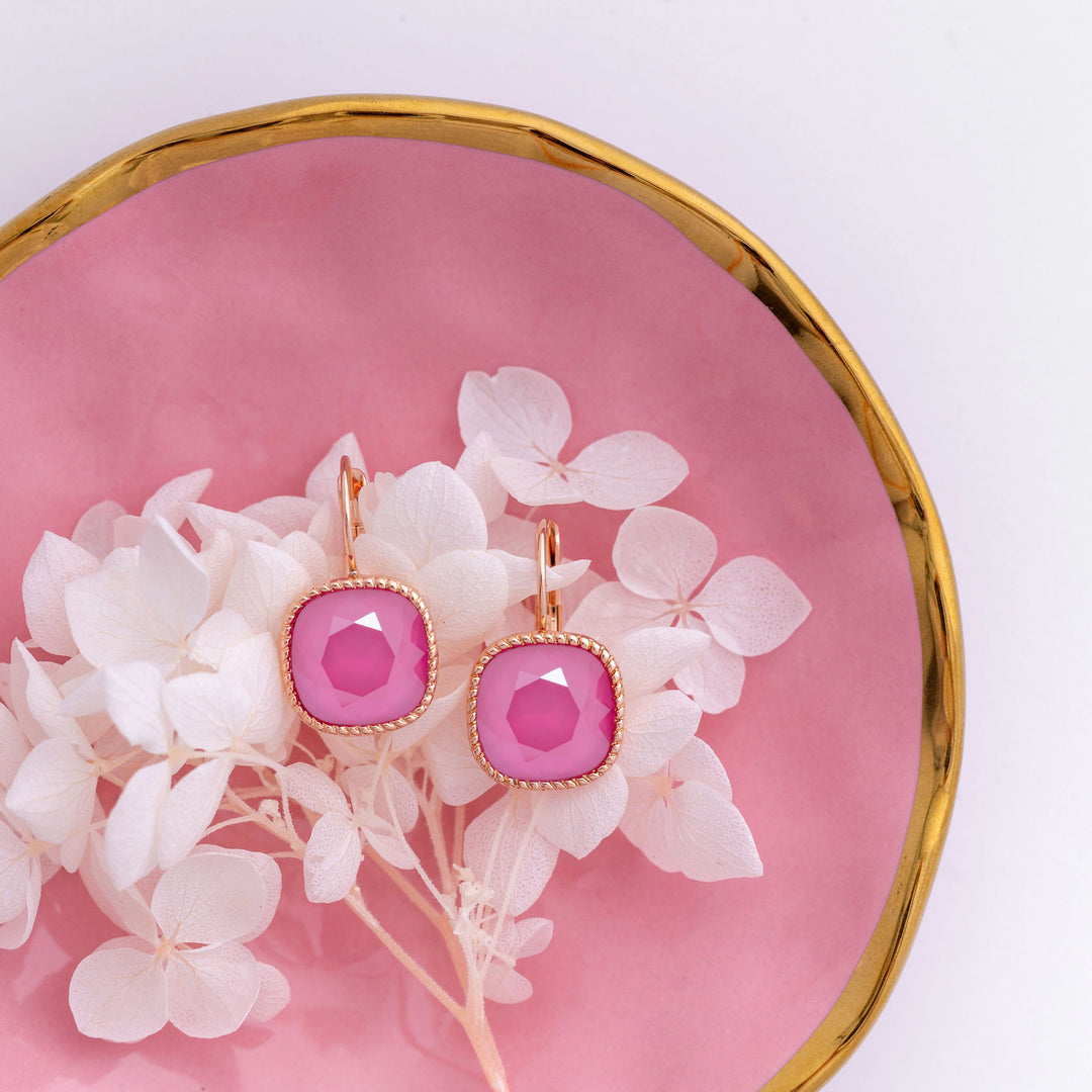 Jolie Earrings Peony Pink