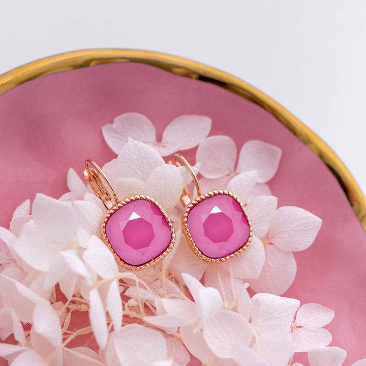 Jolie Earrings Peony Pink